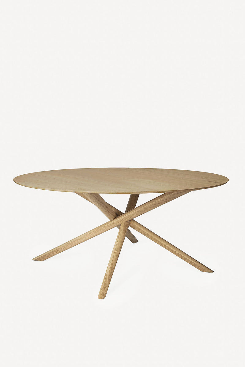 Oak Mikado Round Dining Table