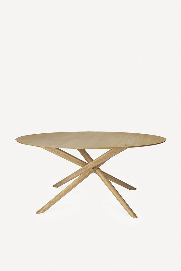 Oak Mikado Round Dining Table