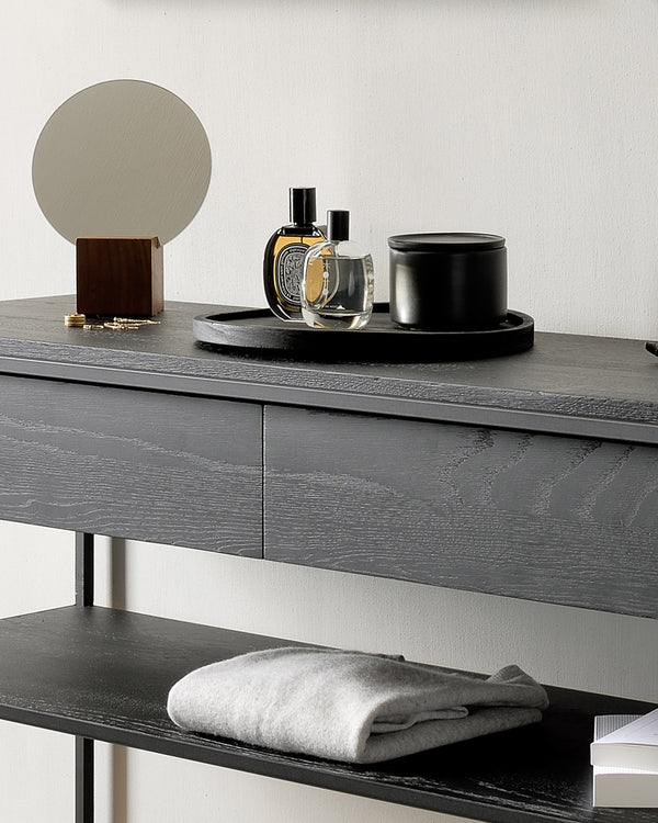 Oak Monolit Black Console