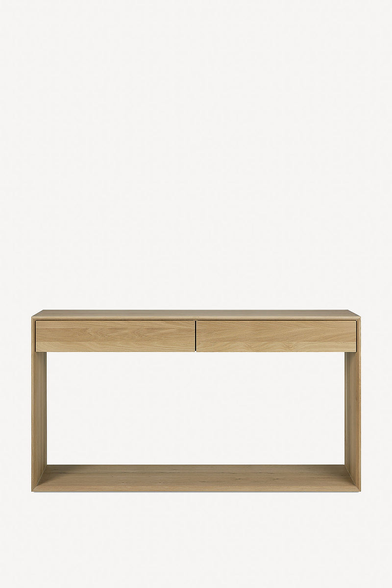 Oak Nordic Console