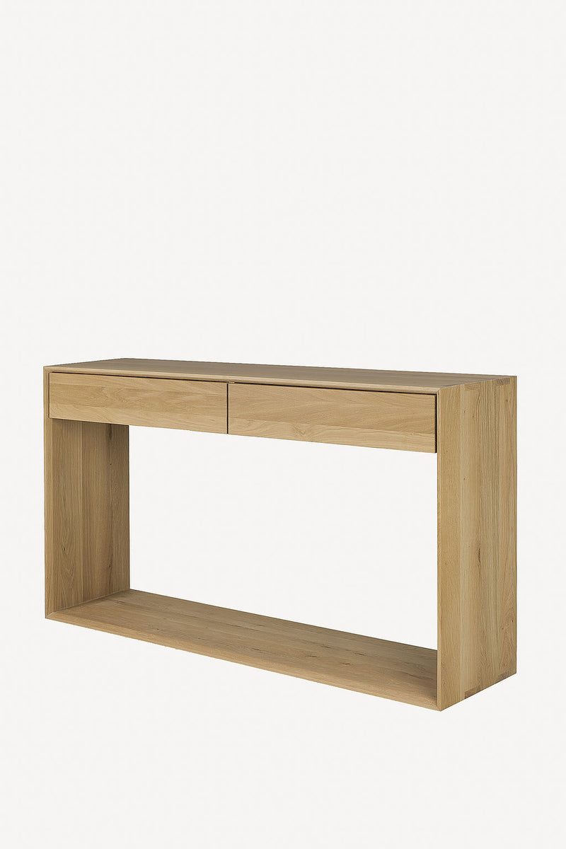 Oak Nordic Console