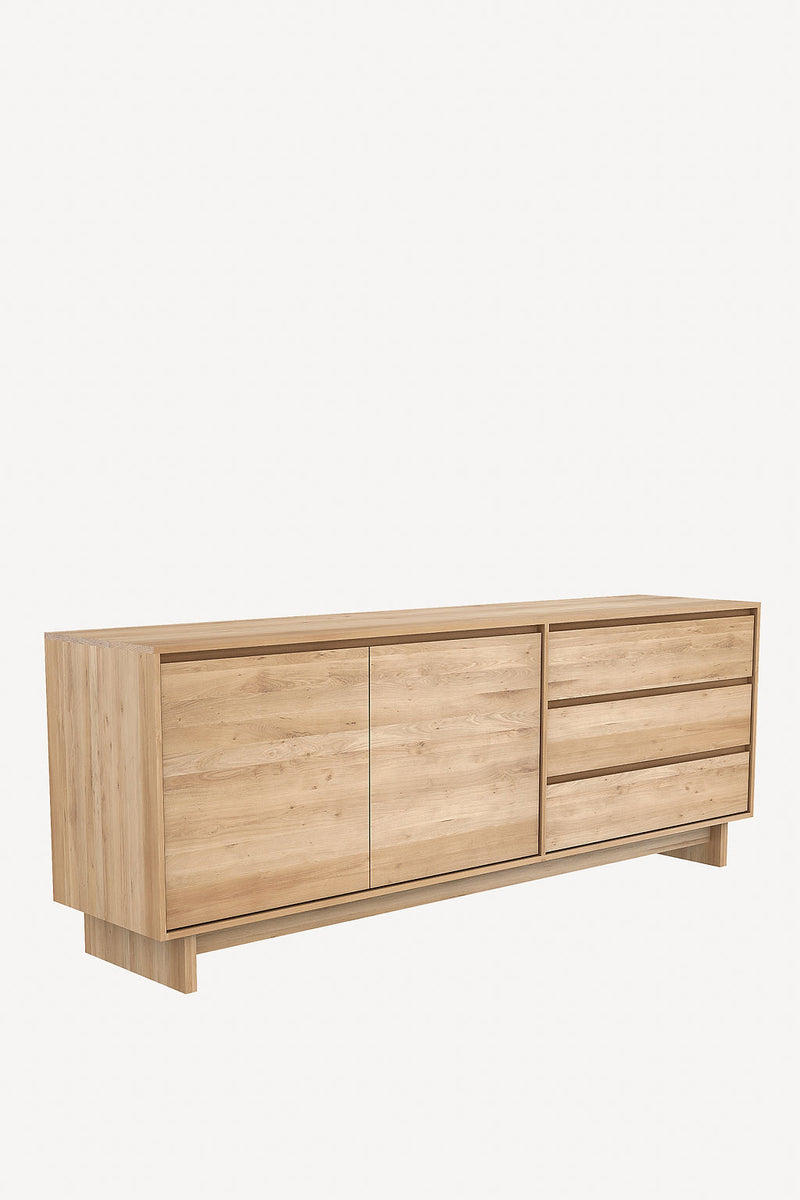 Oak Wave Sideboard