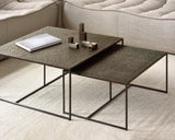 Pentagon Nesting Coffee Table Set