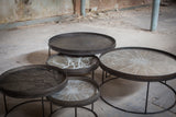 Round Tray Coffee Table Set