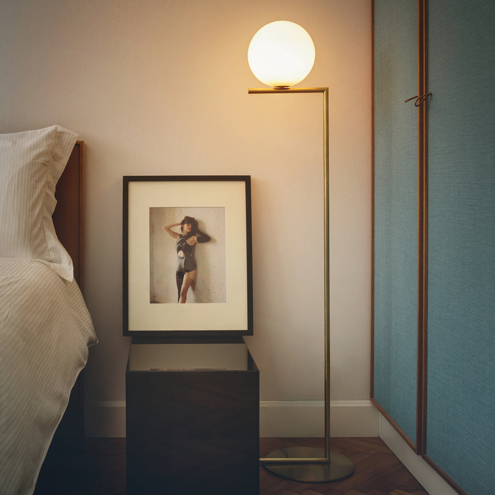 Flos IC Lights F1 Floor Lamp Brass