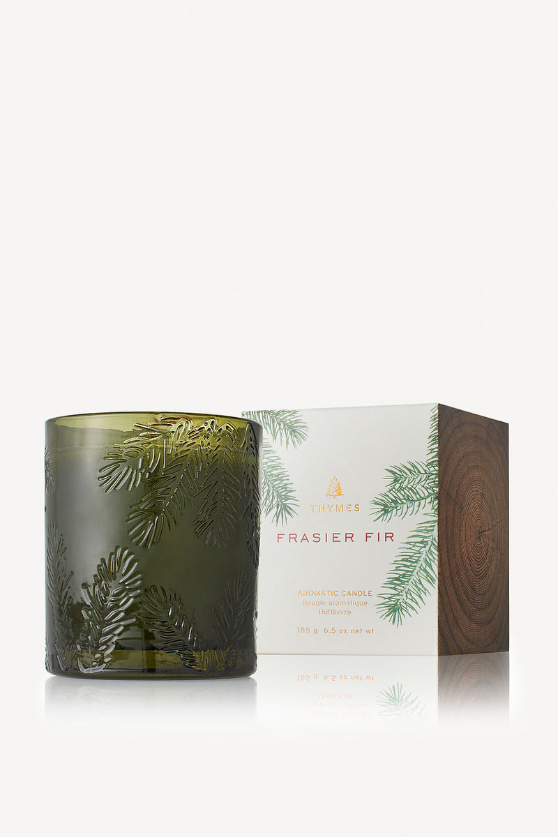 Frasier Fir Candle - 6.5 oz, Green glass