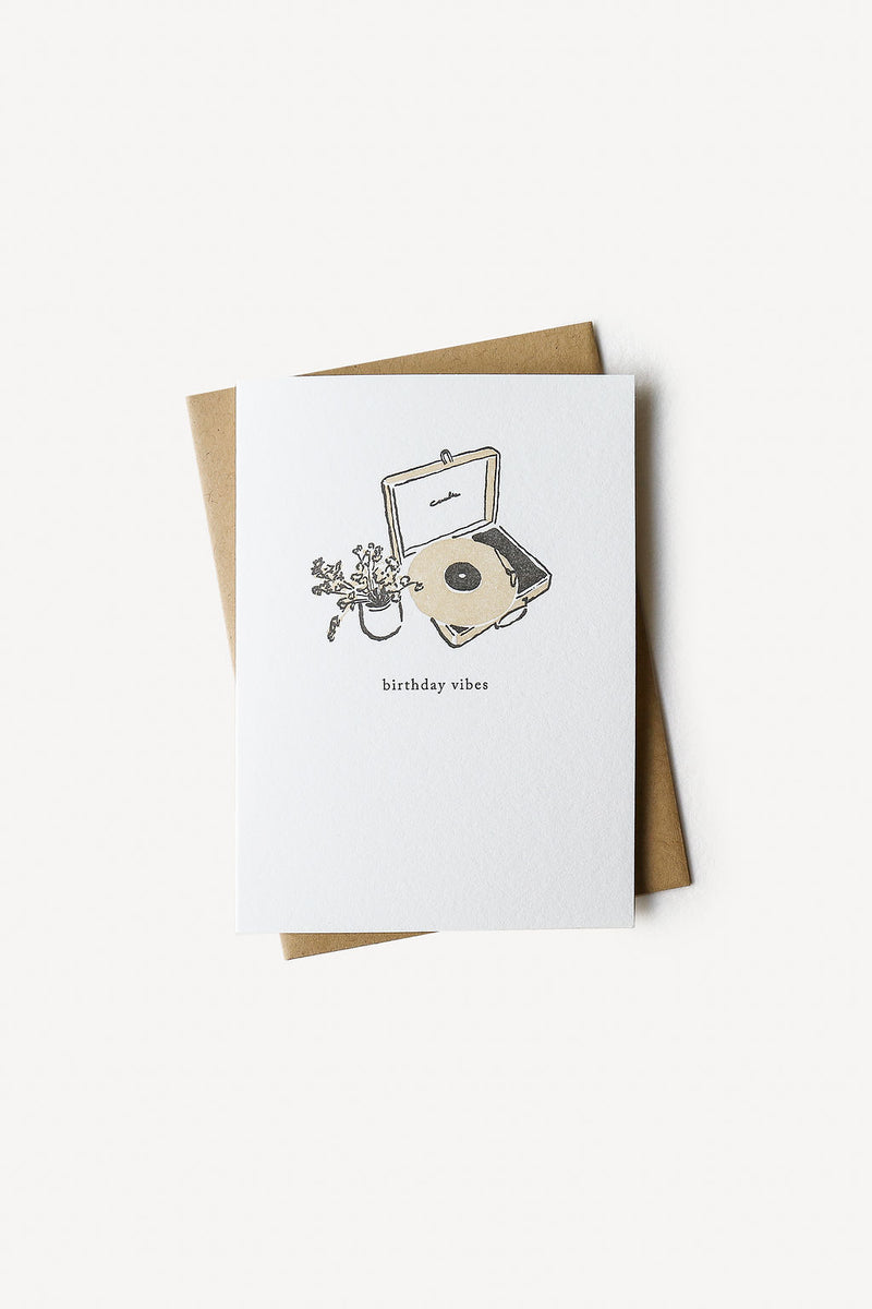 Greeting Card - Birthday vibes