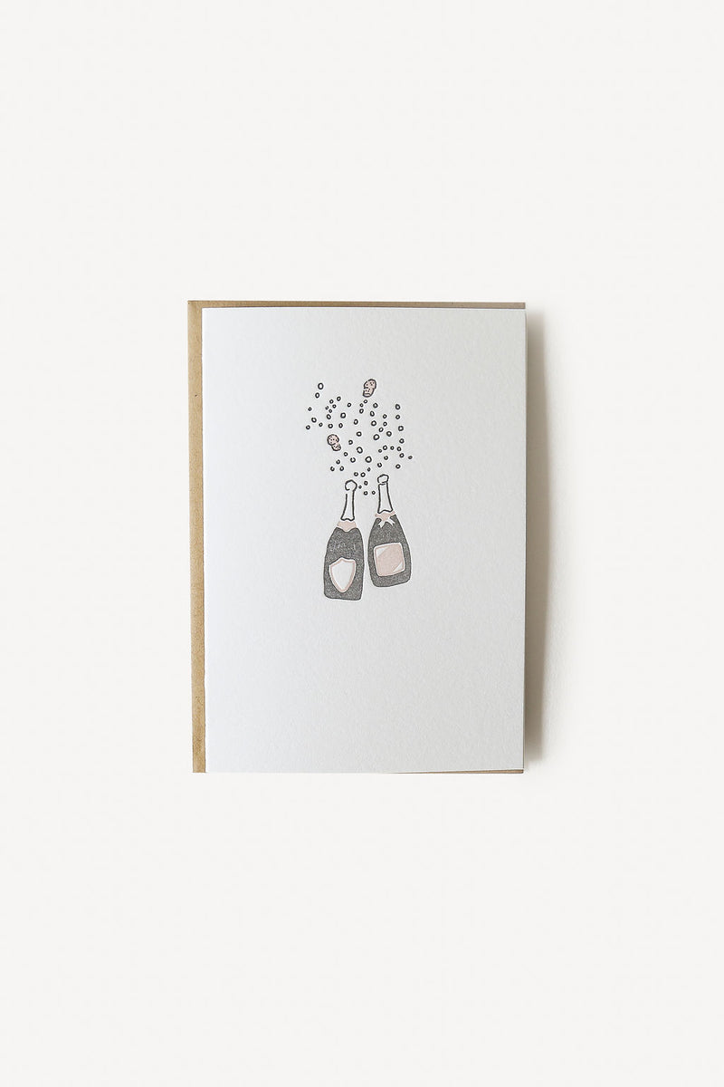 Greeting Card - Champagne cheers