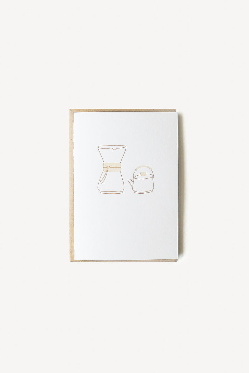 Greeting Card - Chemex coffee