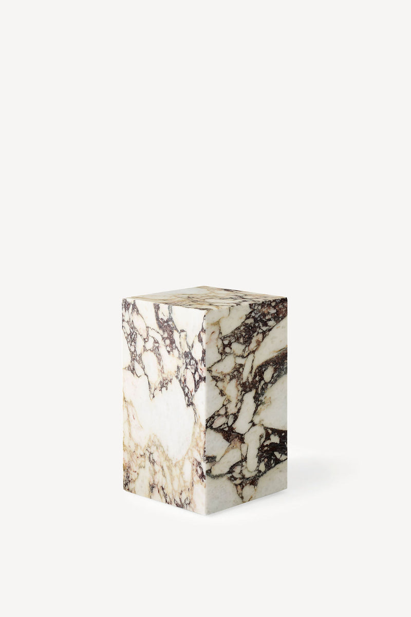 Plinth Marble Tables - Rose Marble