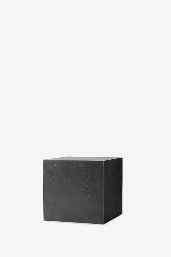 Plinth Marble Tables - Black Marble