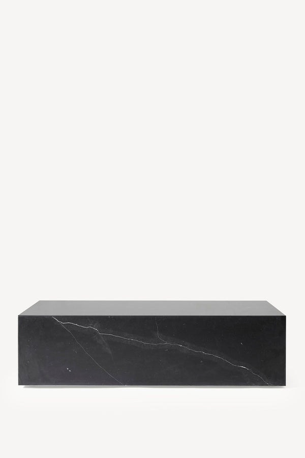 Plinth Marble Tables - Black Marble