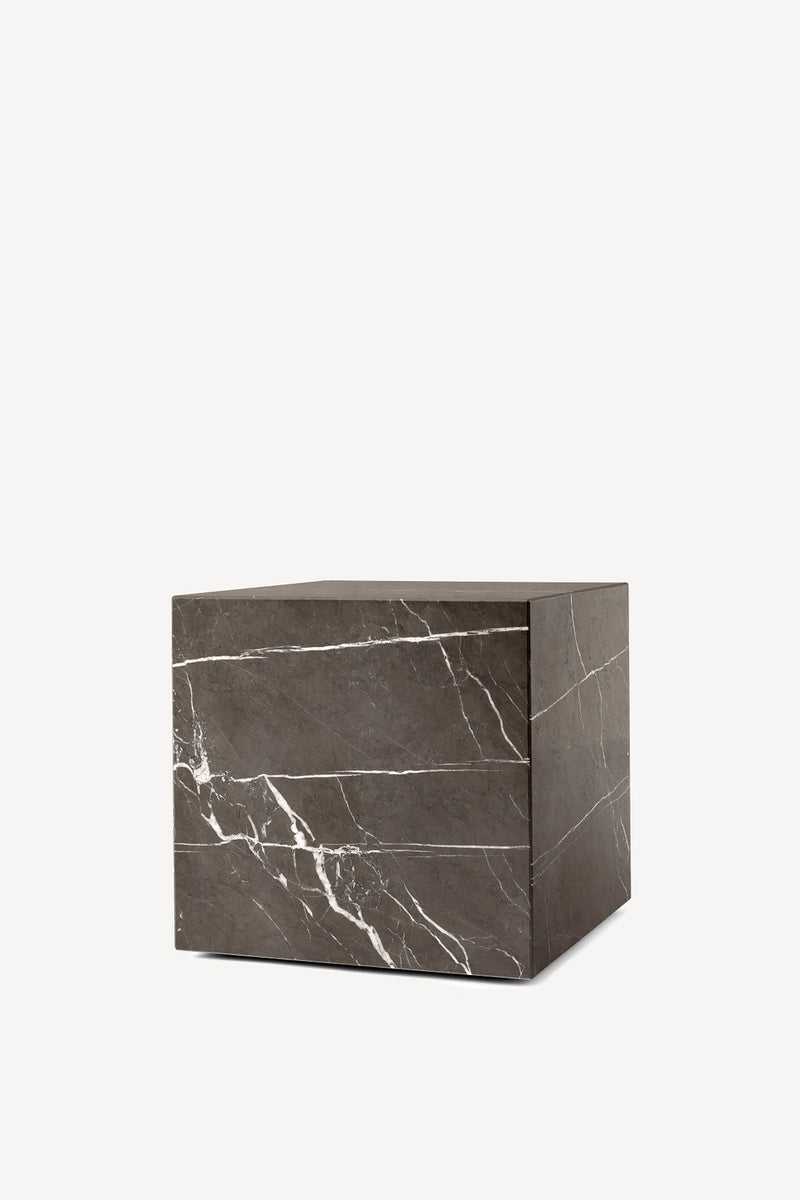 Plinth Marble Tables - Grey Marble