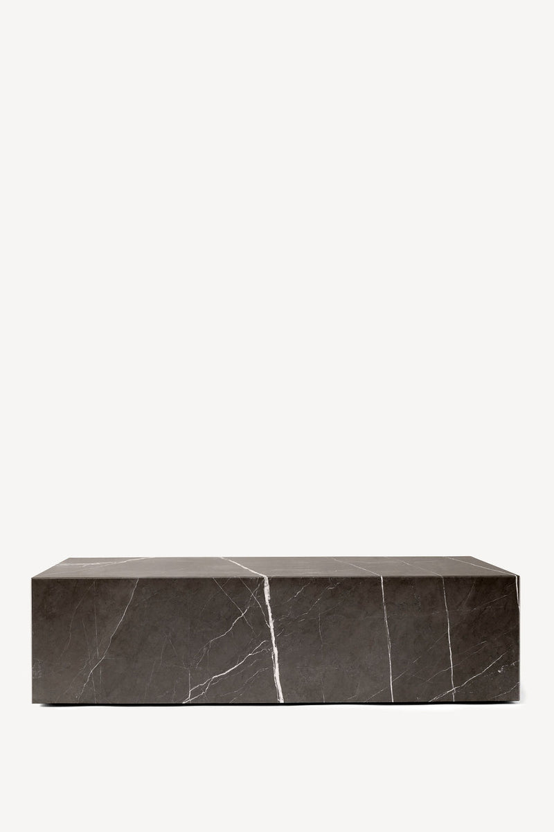 Plinth Marble Tables - Grey Marble