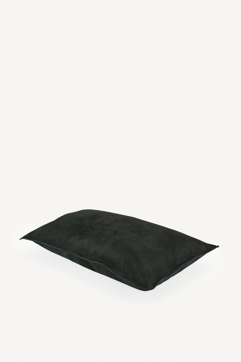 Leather Pillow - Charcoal