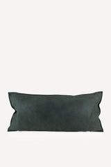 Leather Pillow - Charcoal