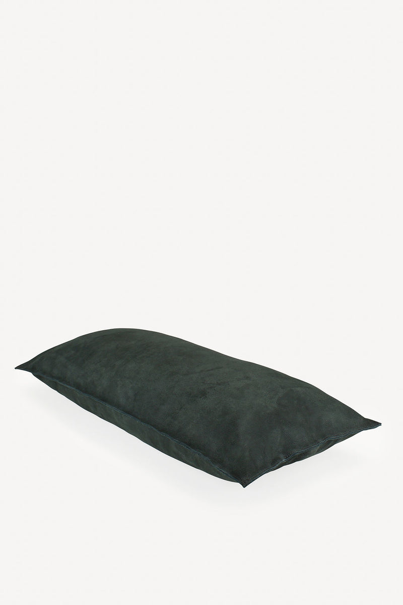 Leather Pillow - Charcoal