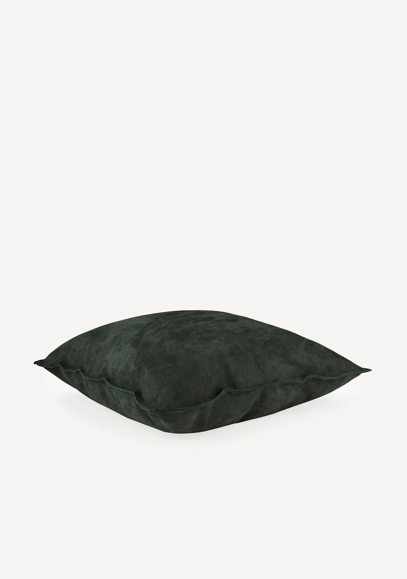 Leather Pillow - Charcoal