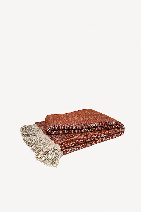 Curtis Blanket - Terracotta