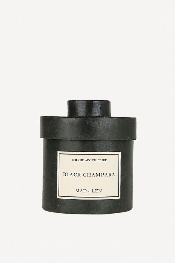 Mad et Len Candle - Black Champaka