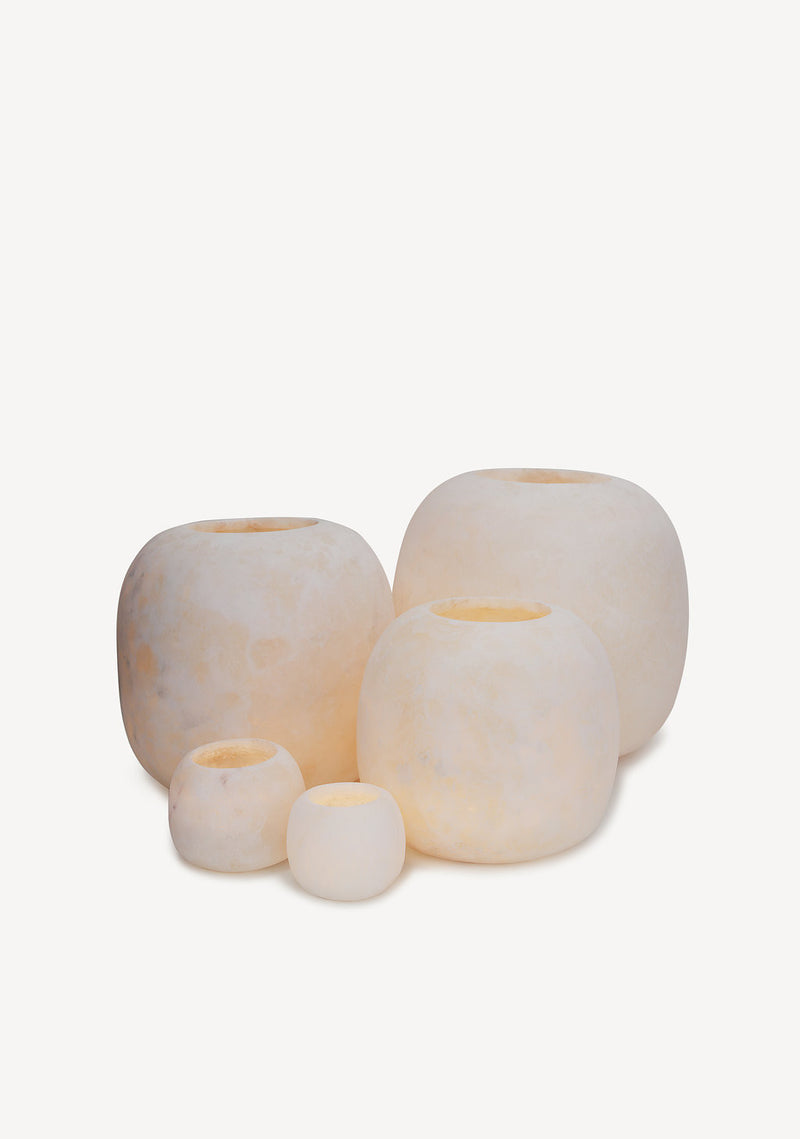 Alabaster Candleholders - Curra