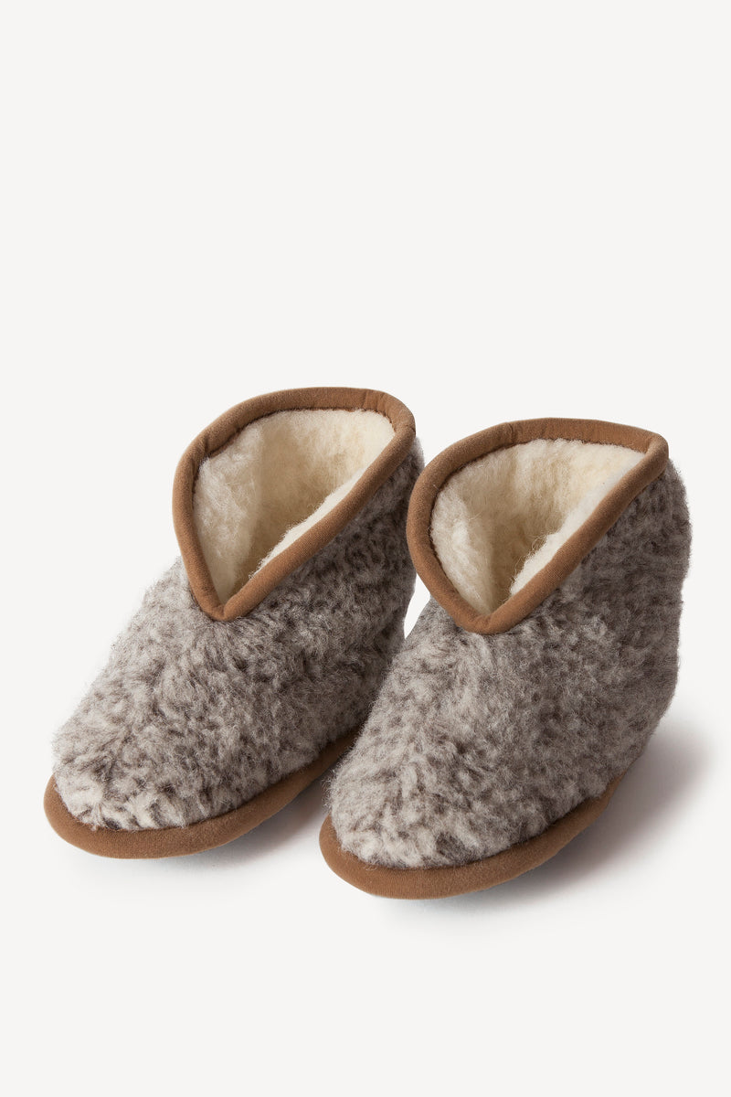 Cuff Slippers - Gray