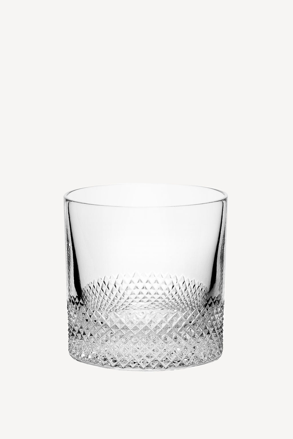 Richard Brendon Diamond Old Fashion Whiskey Glass