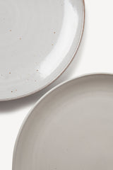 Clay Plates - Pebble (matte)