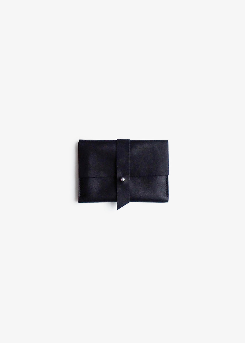 PUC Leather Wallet  - Black