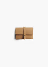 PUC Leather Wallet  - Cognac