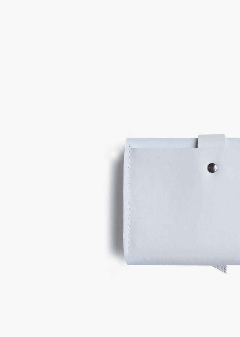 PUC Leather Wallet - Off White