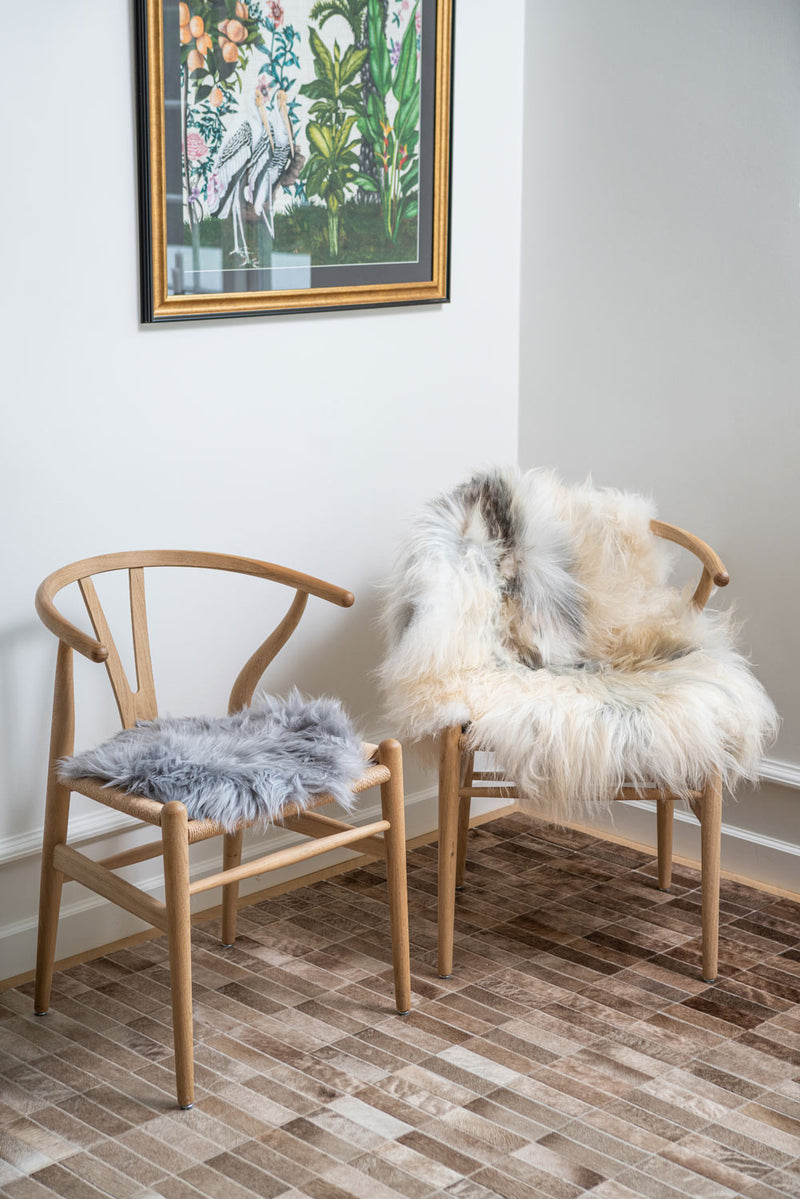 Sheepskin Seat Pad - Round, White – Hygge Life