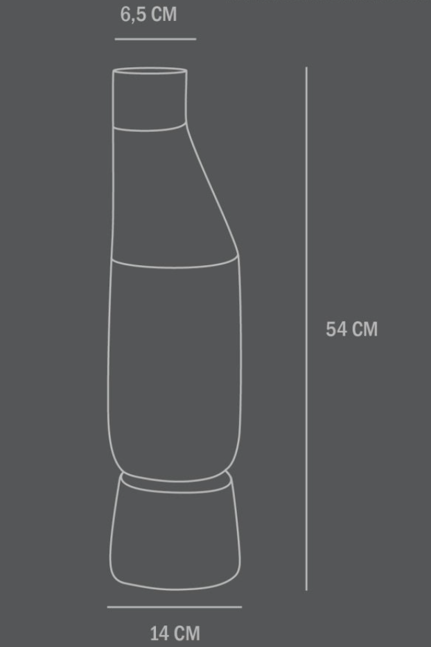 Ceramic Object - Sphere Vase, Tall