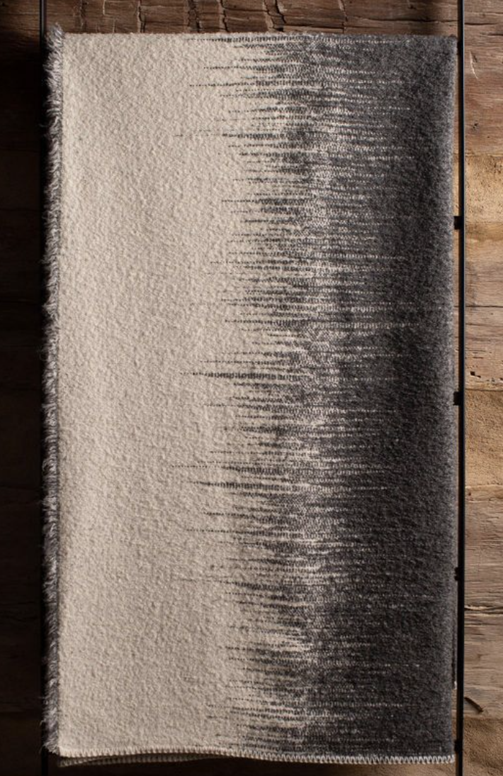 Vasarely Blanket - Dark Gray