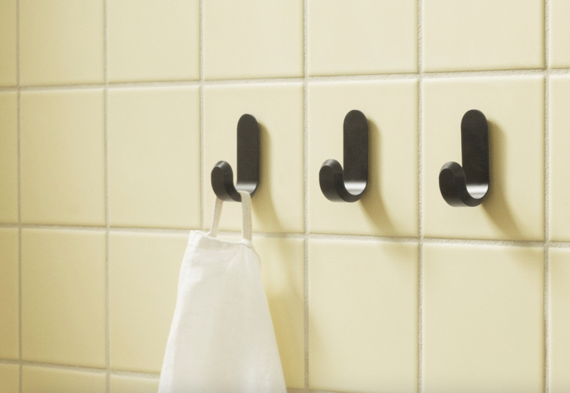 Mini Curve Hook - Black - set of 2