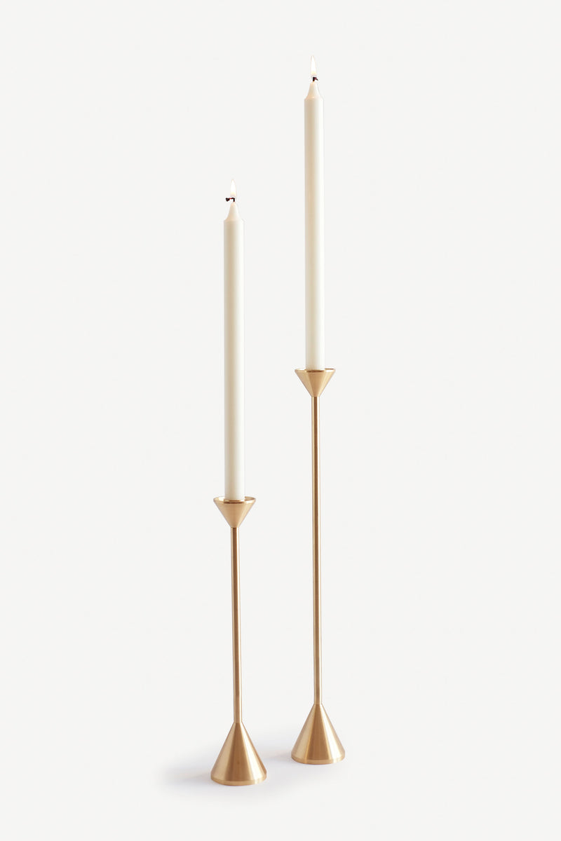 Brass Candleholder - Cone