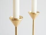 Brass Candleholder - Cone