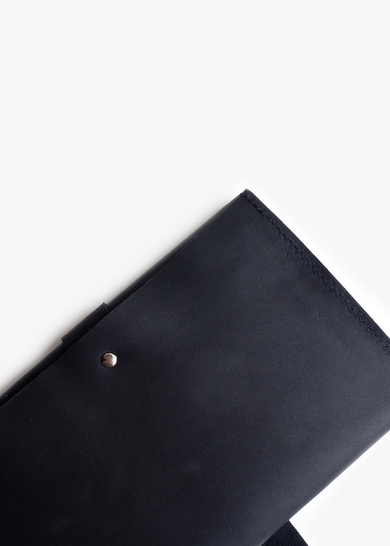PUC Leather Wallet  - Black
