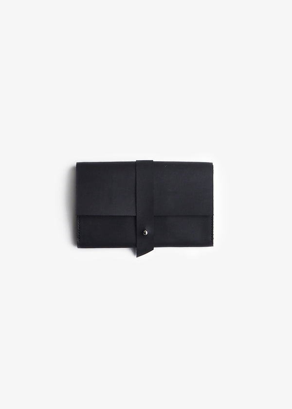 PUC Leather Wallet  - Black