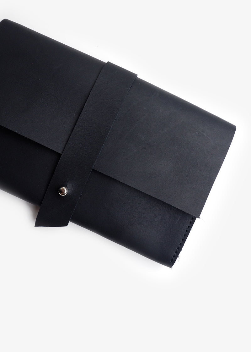 PUC Leather Wallet  - Black