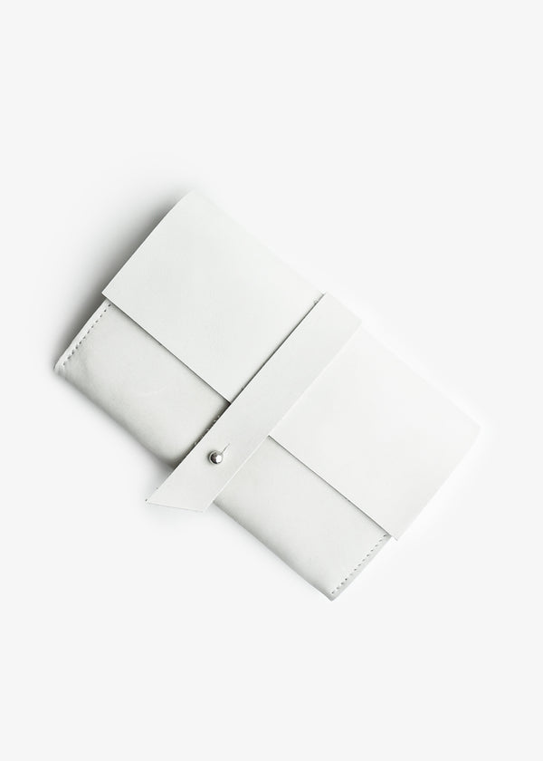 PUC Leather Wallet - Off White