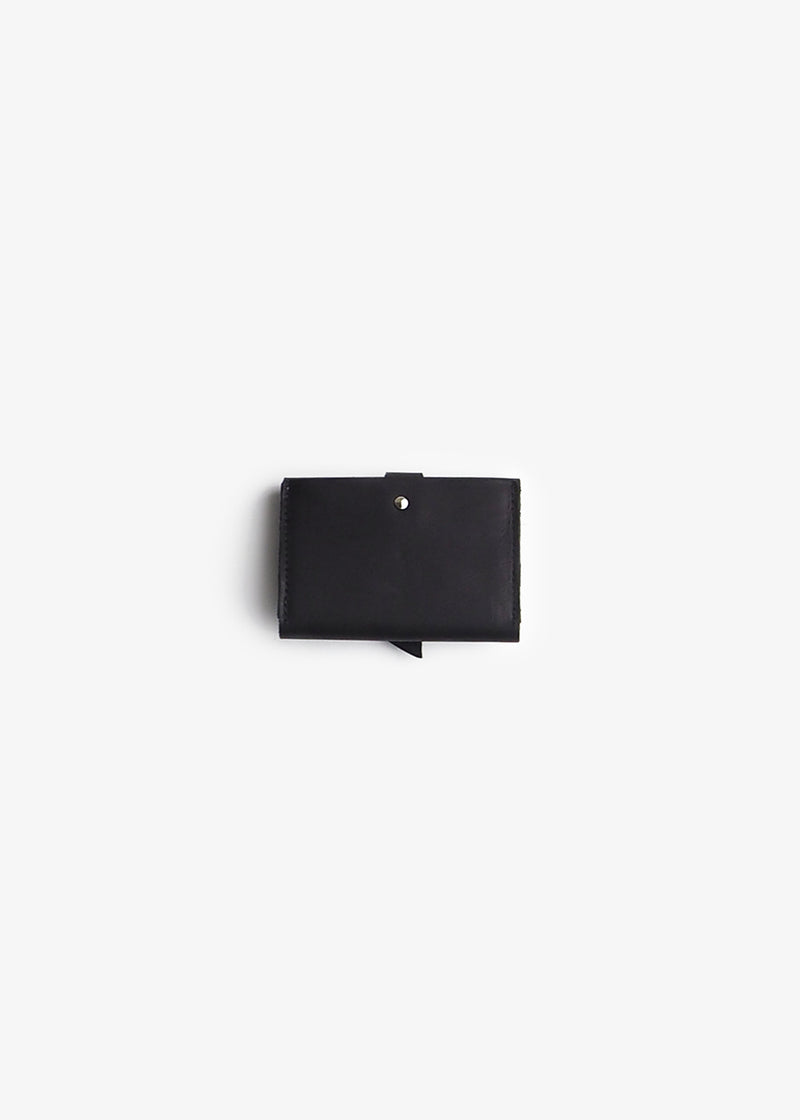 PUC Leather Wallet  - Black