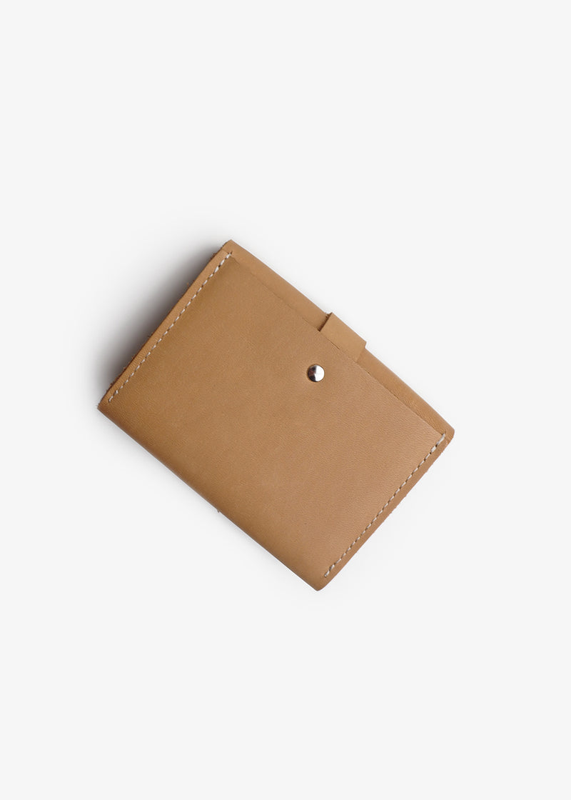 PUC Leather Wallet  - Cognac