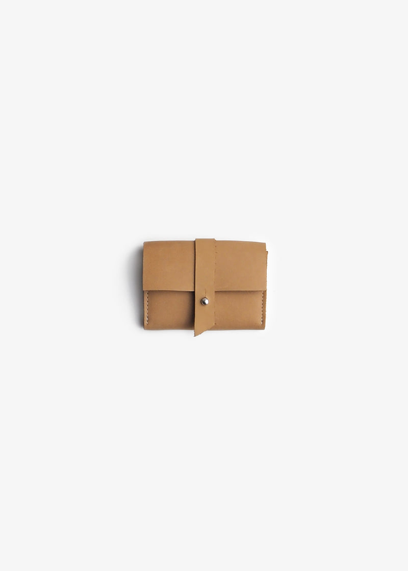 PUC Leather Wallet  - Cognac